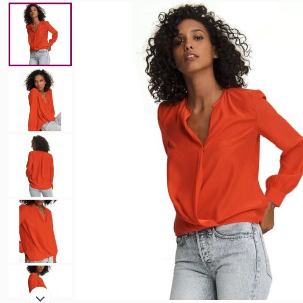 Rag&Bone Lora Silk Blouse
